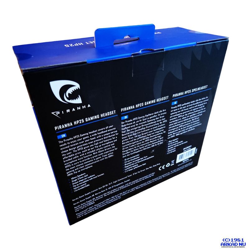 PIRANHA GAMING HEADSET HP25