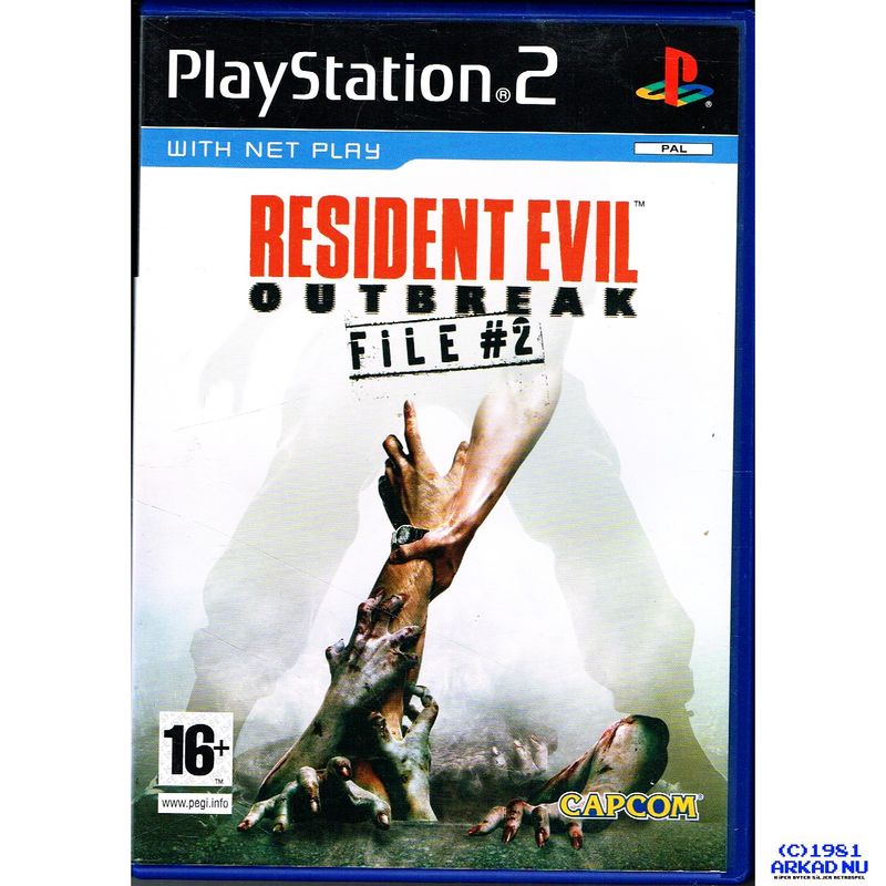 RESIDENT EVIL OUTBREAK FILE #2 PS2