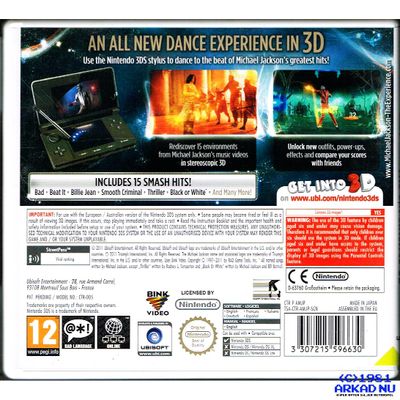 MICHAEL JACKSON THE EXPERIENCE 3D 3DS