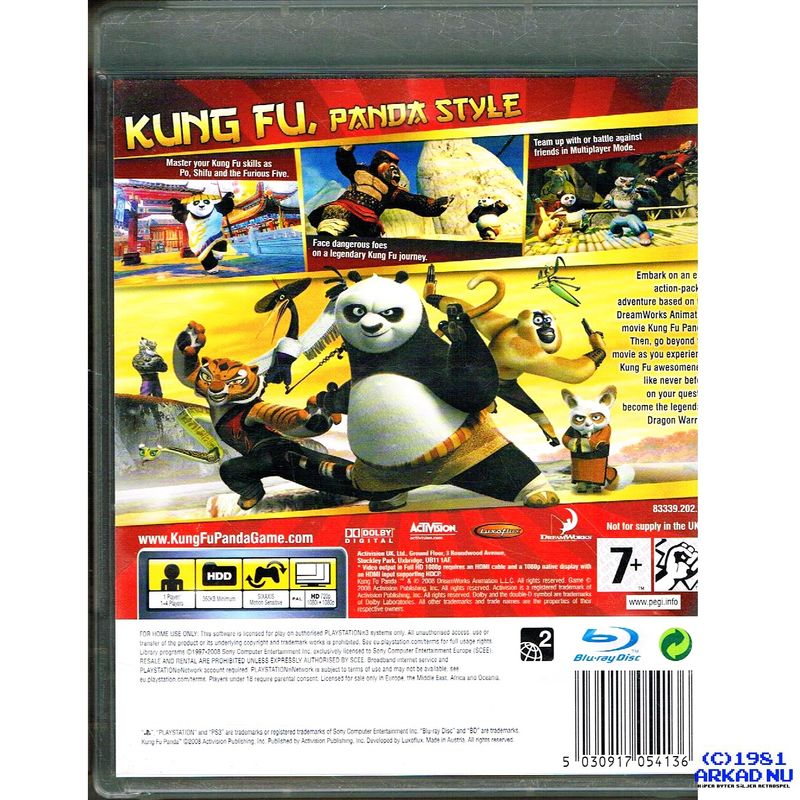 KUNG FU PANDA PS3