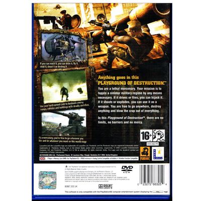 MERCENARIES PLAYGROUND OF DESTRUCTION PS2