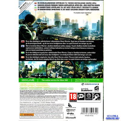 SNIPER 2 GHOST WARRIOR LIMITED EDITION XBOX 360