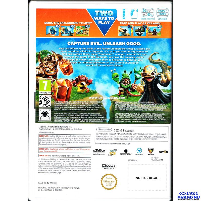 SKYLANDERS TRAP TEAM WII