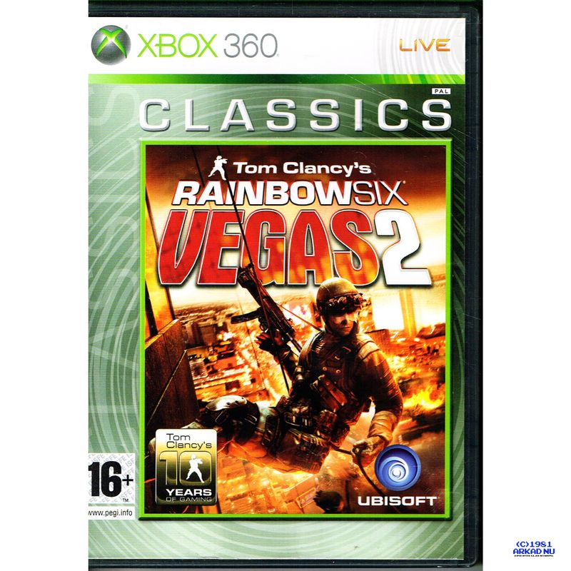 TOM CLANCY'S RAINBOX SIX VEGAS 2 XBOX 360