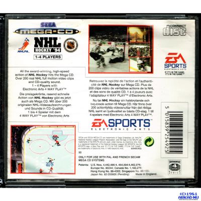 NHL HOCKEY 94 MEGA-CD