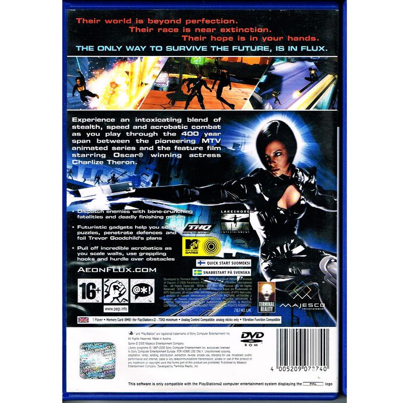 AEON FLUX PS2