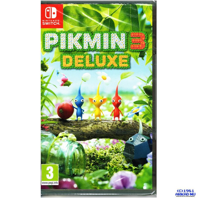 PIKMIN 3 DELUXE SWITCH SVENSK UTGÅVA