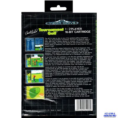 ARNOLD PALMER TOURNAMENT GOLF MEGADRIVE