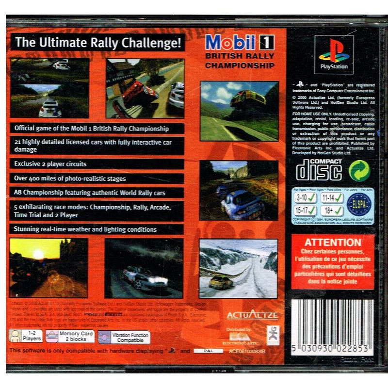 RALLY CHAMPIONSHIP PS1