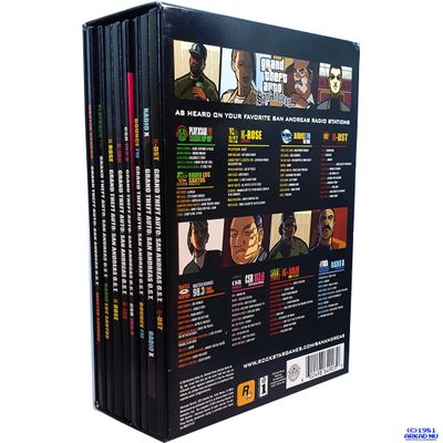 GRAND THEFT AUTO SAN ANDREAS OFFICIAL SOUNDTRACK BOX SET