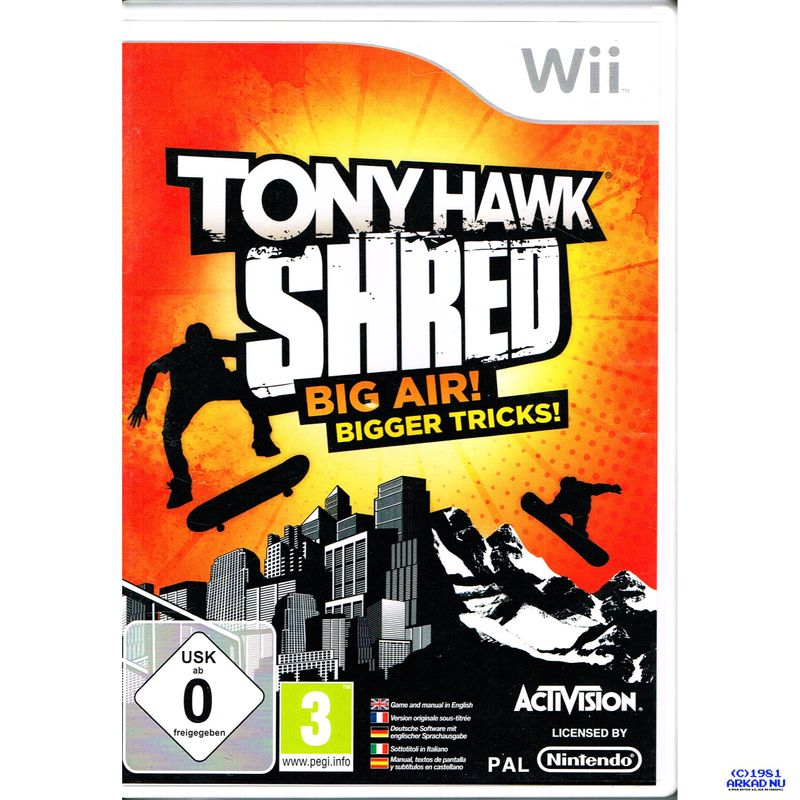 TONY HAWK SHRED WII