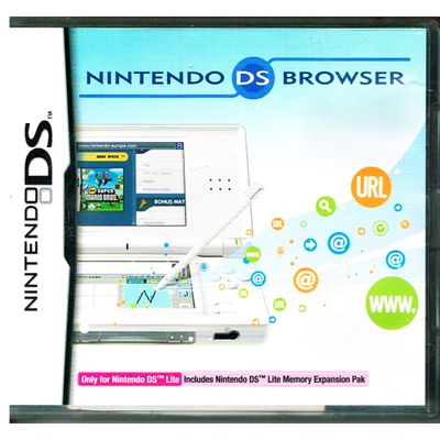 NINTENDO DS LITE BROWSER MED MINNESEXPANSIONS PAK