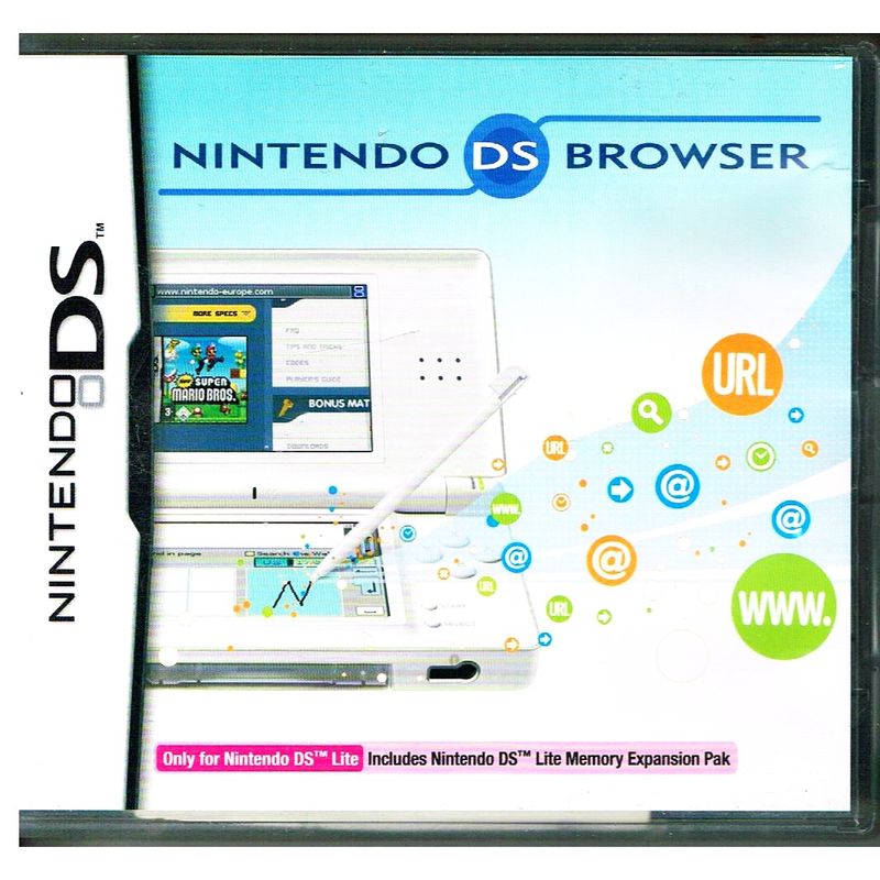 NINTENDO DS LITE BROWSER MED MINNESEXPANSIONS PAK