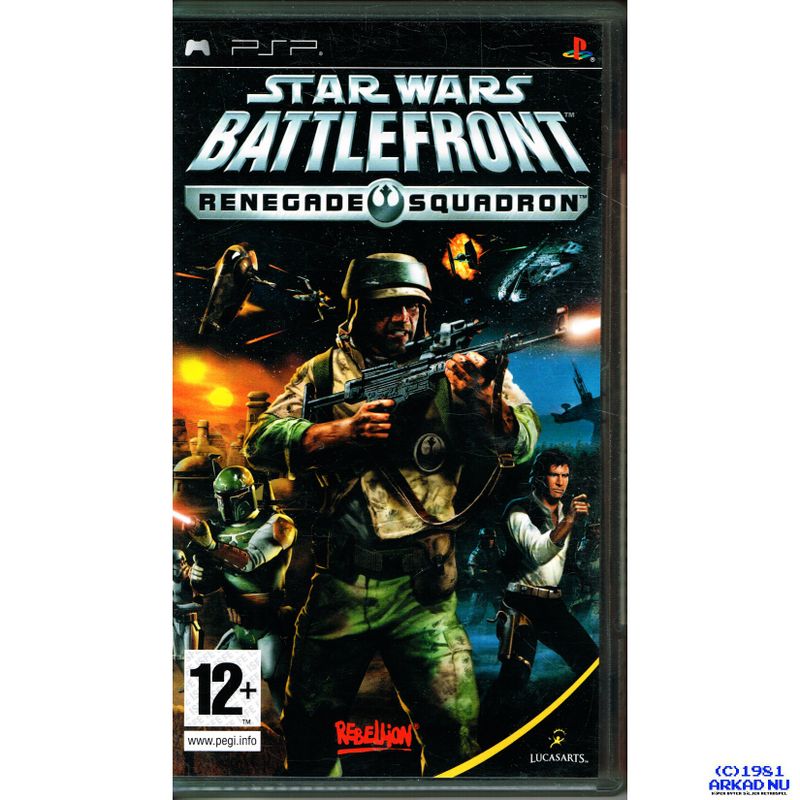 STAR WARS BATTLEFRONT RENEGADE SQUADRON PSP