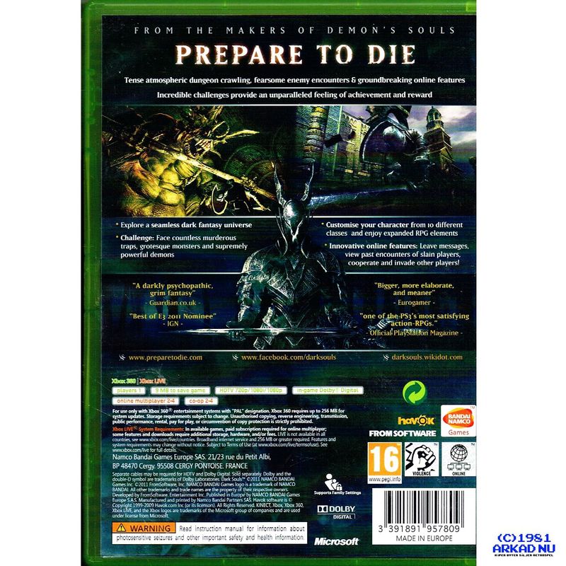 DARK SOULS XBOX 360