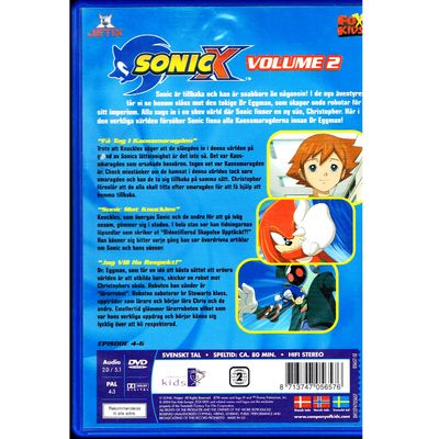 SONIC X VOLUME 2 DVDFILM