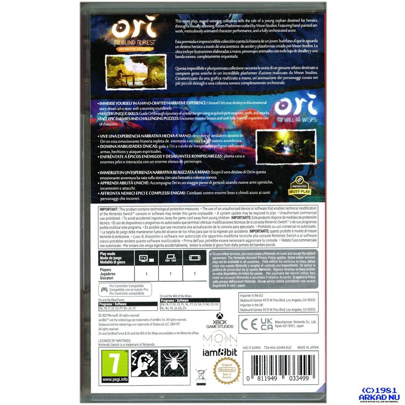 ORI THE COLLECTION SWITCH