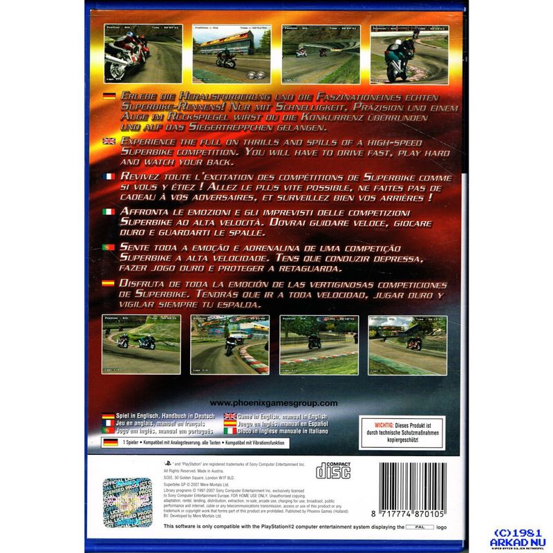 SUPERBIKE GP PS2