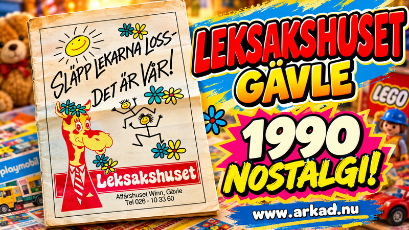 LEKSAKSHUSET GÄVLE 1990 – Minns du leksakerna och Nintendo-spelen? #lekia #leksaker #toys #games