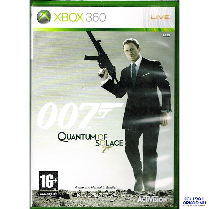 007 QUANTUM OF SOLACE XBOX 360