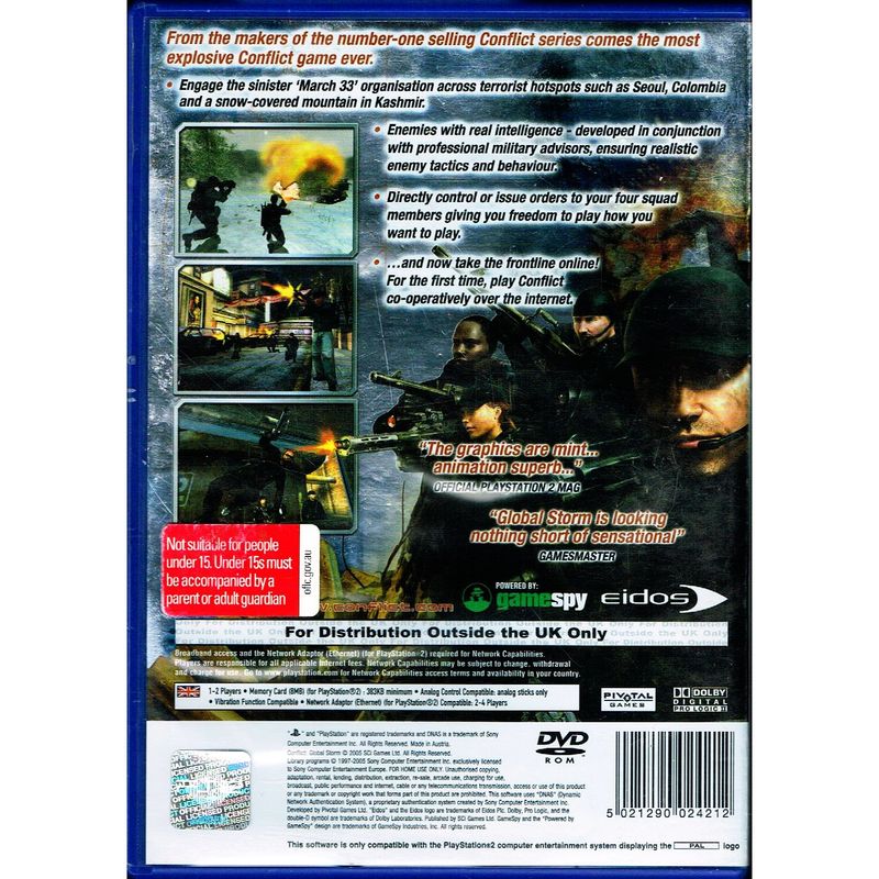 CONFLICT GLOBAL STORM PS2