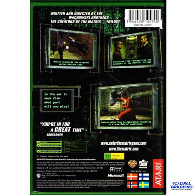 ENTER THE MATRIX XBOX