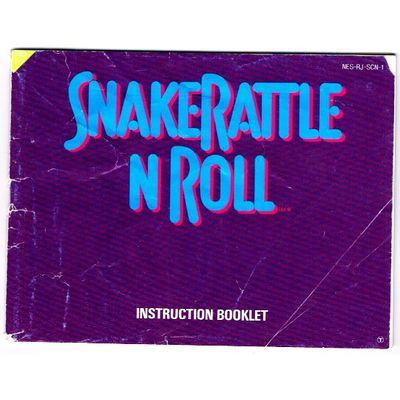 SNAKE RATTLE N ROLL NES SCN