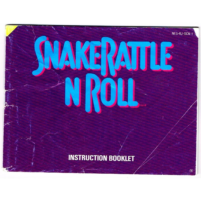 SNAKE RATTLE N ROLL NES SCN