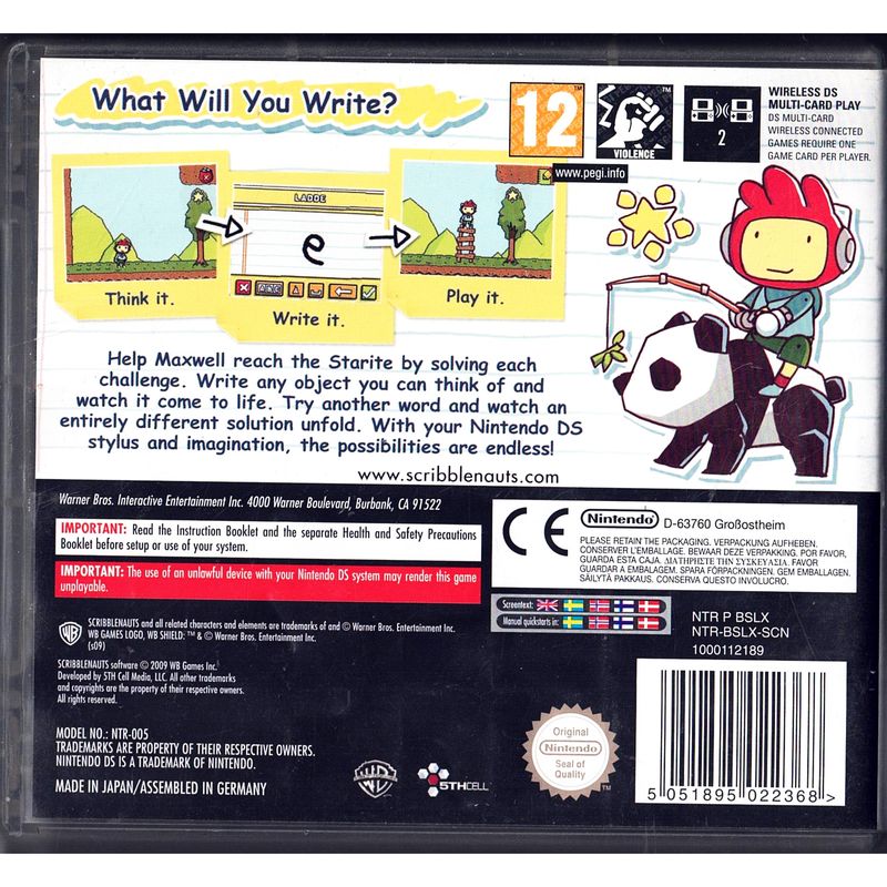 SCRIBBLENAUTS DS