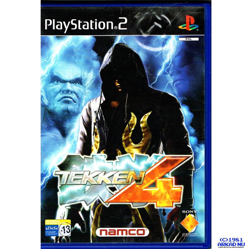 TEKKEN 4 PS2 SPANSK UTGÅVA - SPELET ÄR PÅ ENGELSKA