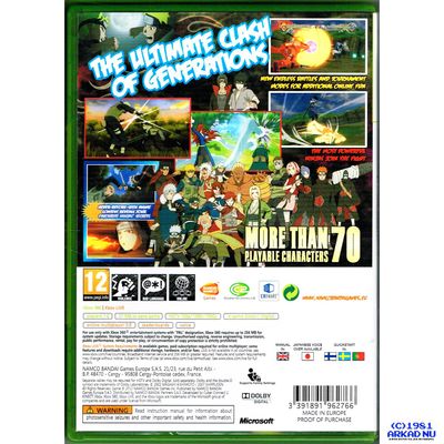 NARUTO SHIPPUDEN ULTIMATE NINJA STORM GENERATIONS XBOX 360