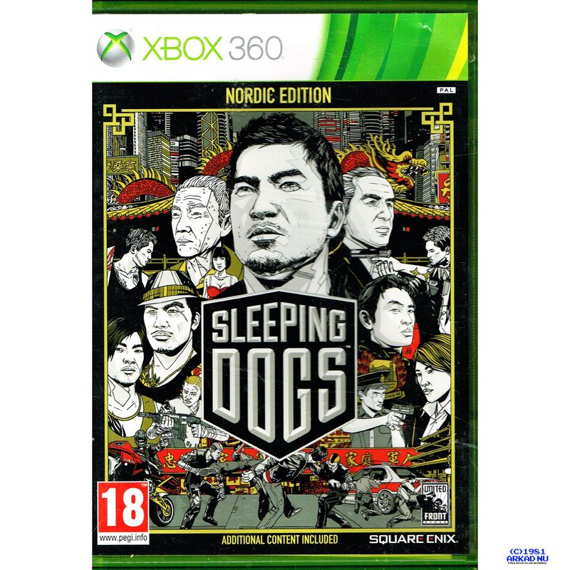 SLEEPING DOGS NORDIC EDITION  XBOX 360