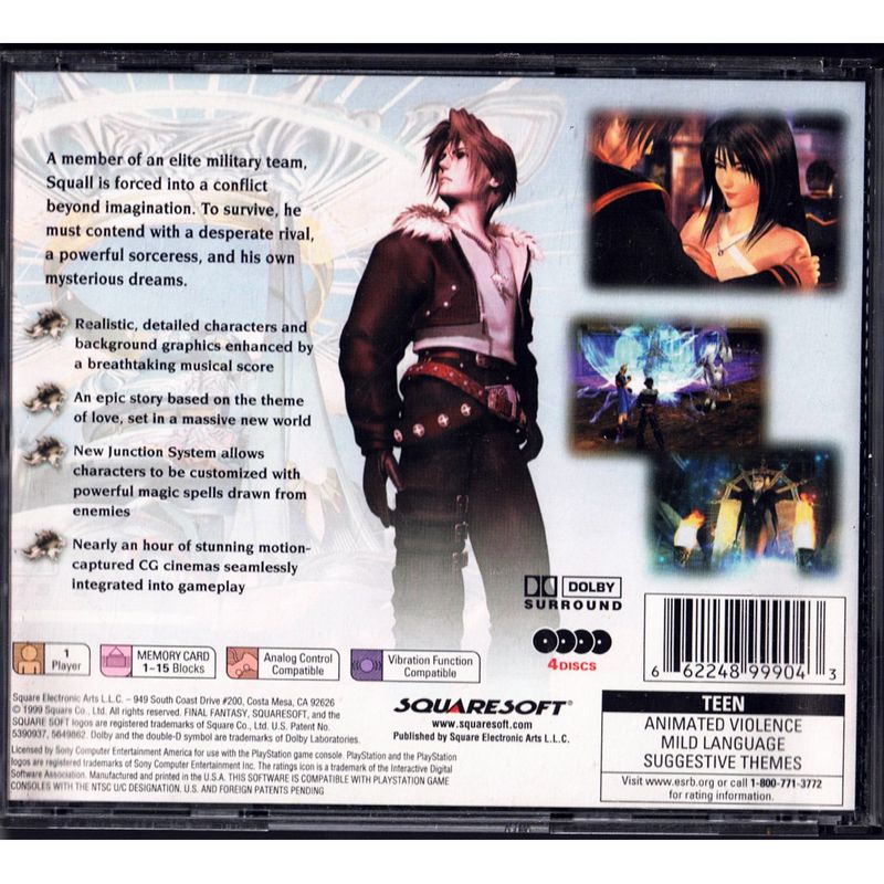 FINAL FANTASY VIII PS1 NTSC USA