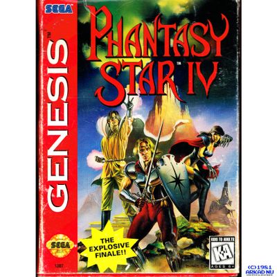 PHANTASY STAR IV GENESIS USA NTSC