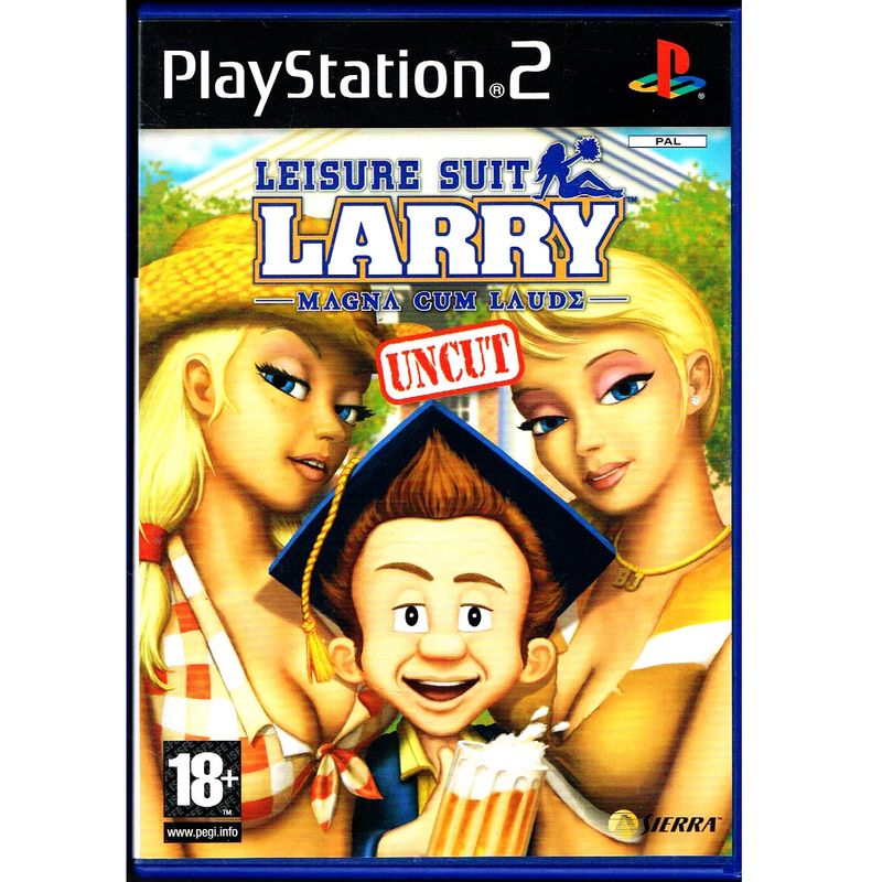 LEISURE SUIT LARRY MAGNA CUM LAUDE UNCUT PS2