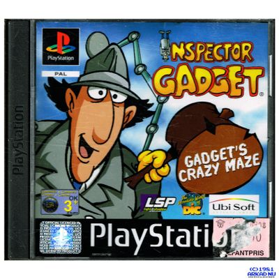 INSPECTOR GADGET GADGETS CRAZY MAZE PS1