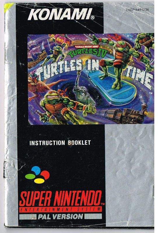 TURTLES IV TURTLES IN TIME SNES SCN