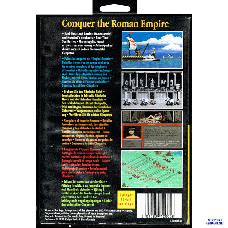 CENTURION DEFENDER OF ROME MEGADRIVE