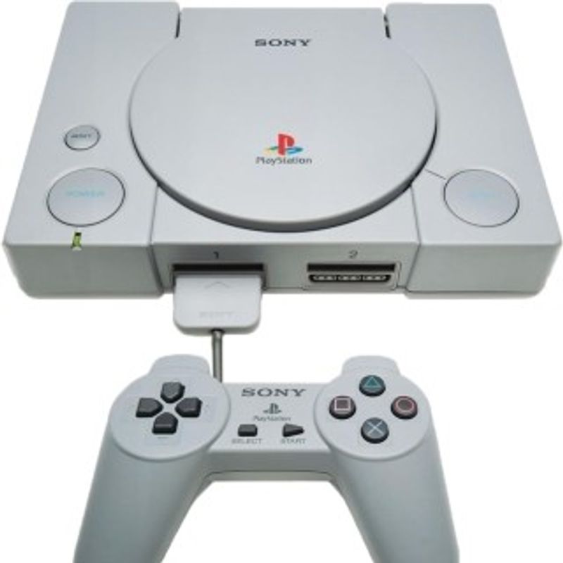 SONY PLAYSTATION 1 BASENHET MED ORIGINAL HANDKONTROLL