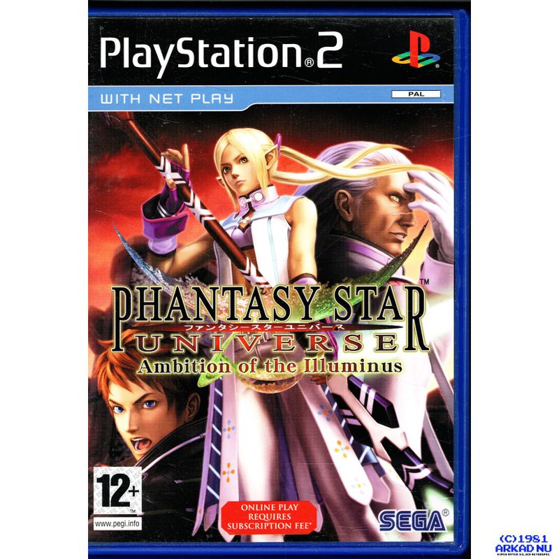 PHANTASY STAR UNIVERSE AMBITION OF THE ILLUMINUS PS2