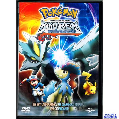 POKEMON KYUREM MOT RÄTTVISANS SVÄRD DVD