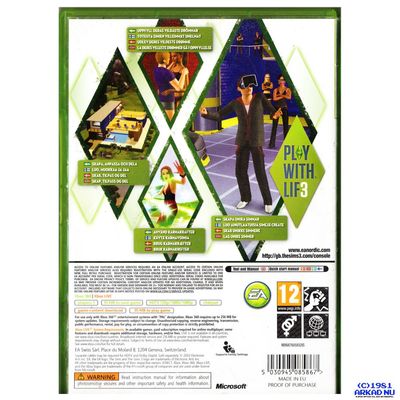 THE SIMS 3 XBOX 360