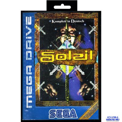 SOLEIL MEGADRIVE TYSK UTGÅVA