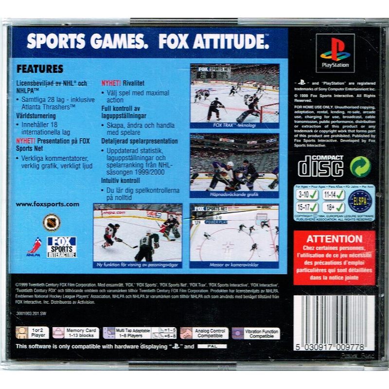 NHL CHAMPIONSHIP 2000 PS1