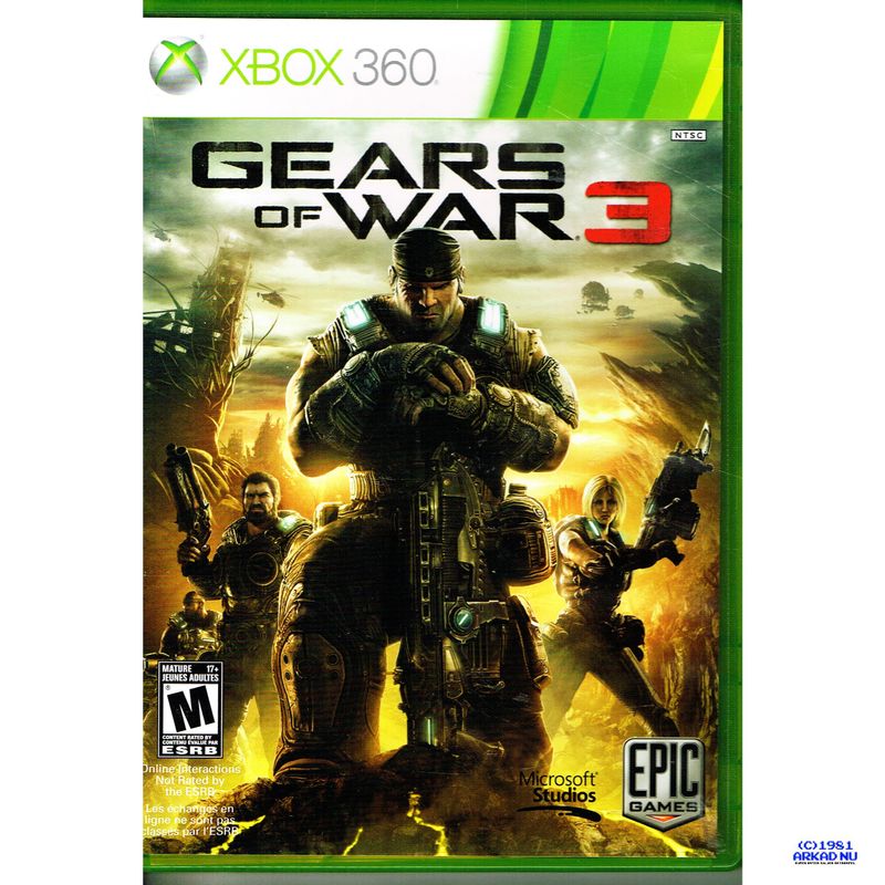 GEARS OF WAR 3 XBOX 360 NTSC USA