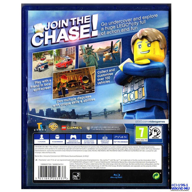 LEGO CITY UNDERCOVER PS4