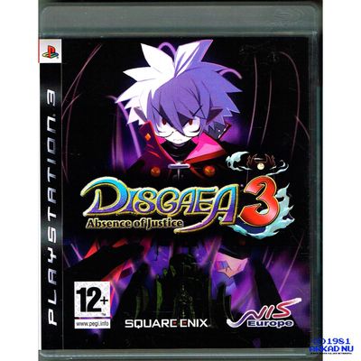 DISGAEA 3 ABSENCE OF JUSTICE PS3