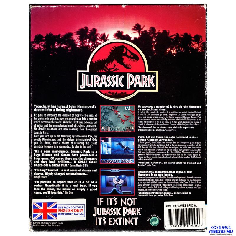 JURASSIC PARK PC BIGBOX