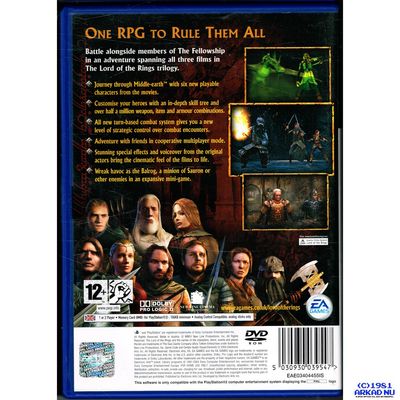 THE LORD OF THE RINGS THE THIRD AGE PS2