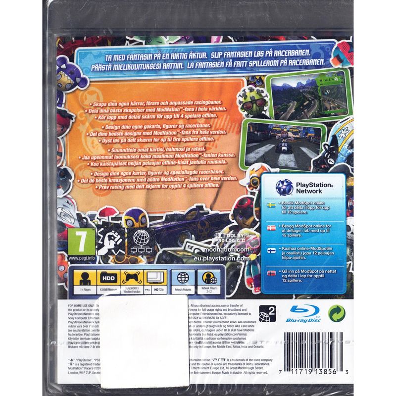 MOD NATION RACERS PS3